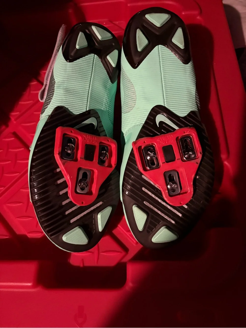 Nike Mint Green Slip-On Athletic Peloton Shoes